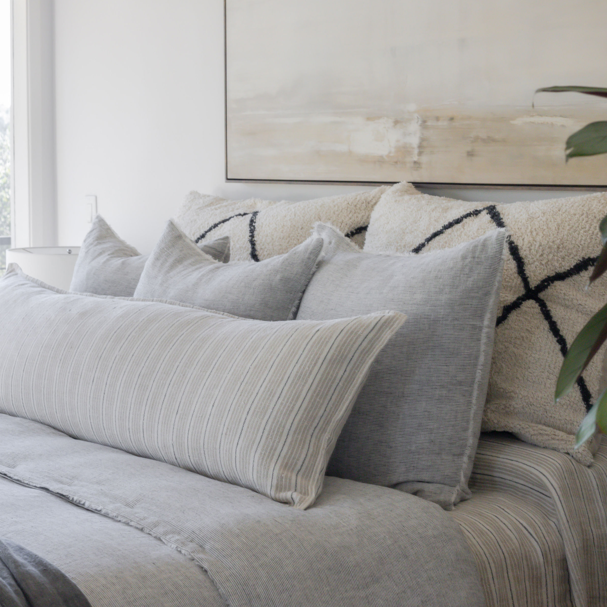 Freddie Hand Woven Big Pillow 28 X 36 With Insert